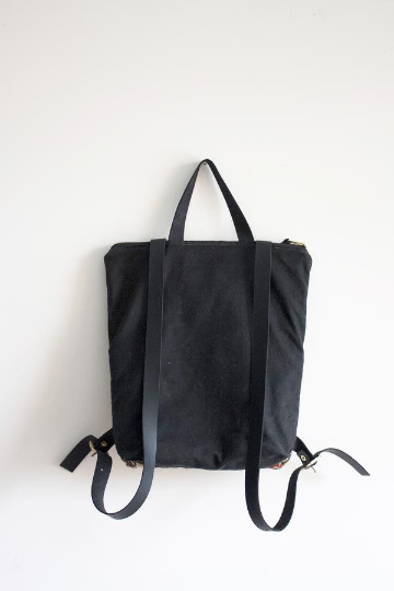 Tofino Waxed Canvas Backpack | Black