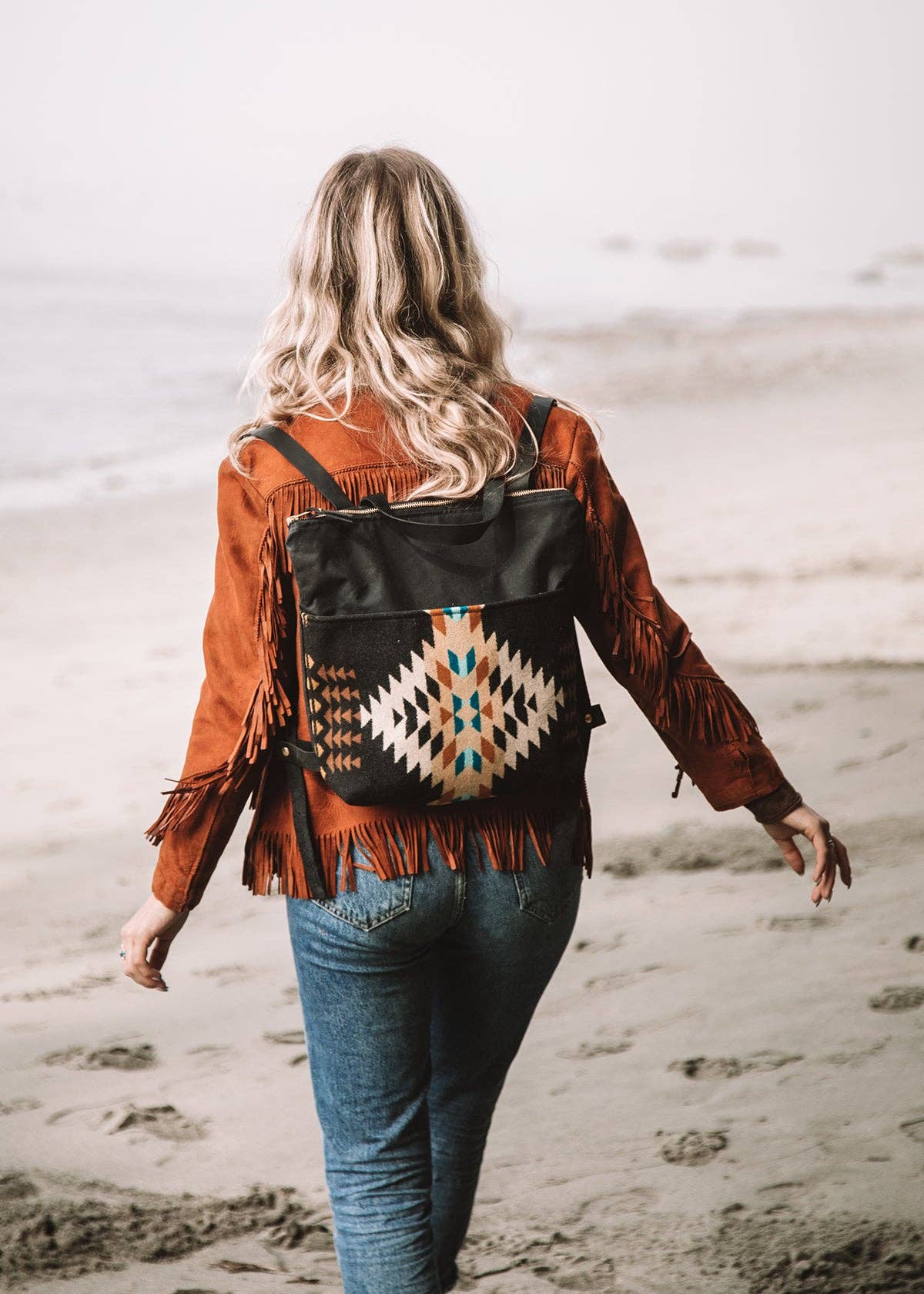 Tofino Waxed Canvas Backpack | Black