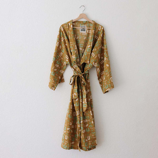 Handwoven Cotton Agave Robe